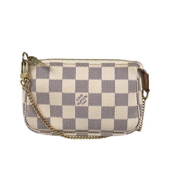 Louis Vuitton Handbags - LOUIS VUITTON Damier Azur Mini Pochette Accessoires N58010 Pouch